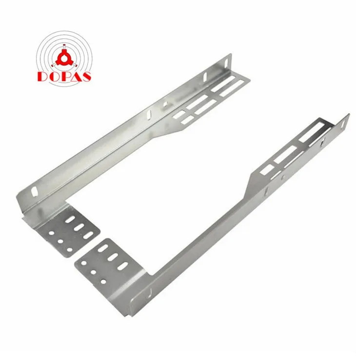 フラッグ ブラケット - スロット付きユニバーサル - 14 ゲージ スチール (ペア)