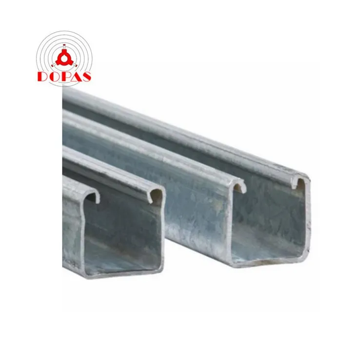 ローラーシャッタードア標準ガイドチャンネル亜鉛メッキ